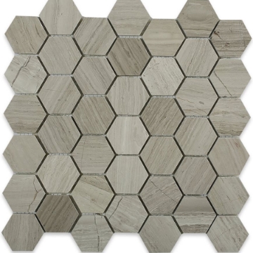 Picture of SOHO Studio Corp - Wooden Beige Mosaic Hexagon