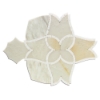 Picture of SOHO Studio Corp - Water Jet Mosaic Alstromeria White Onyx Calacatta