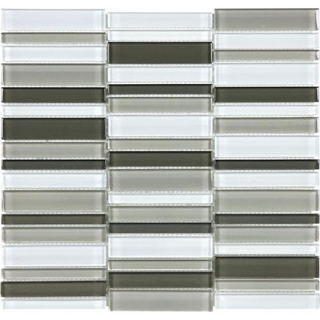 Picture of Chesapeake Flooring - Essentials Glass Mosaic Random Stacked Mineral Blend