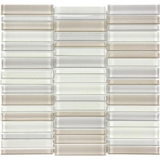 Picture of Chesapeake Flooring - Essentials Glass Mosaic Random Stacked Natural Blend Stacked