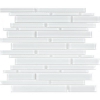 Picture of Chesapeake Flooring - Essentials Glass Mosaic Random Strip Ice