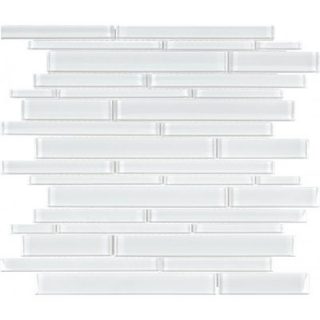 Picture of Chesapeake Flooring - Essentials Glass Mosaic Random Strip Ice