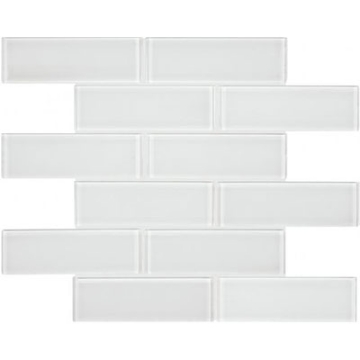 Picture of Chesapeake Flooring - Essentials Glass Mosaic Brick Ice