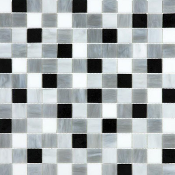 Picture of Chesapeake Flooring - Ornamental Glass Mosaic 1 x 1 Arabescato
