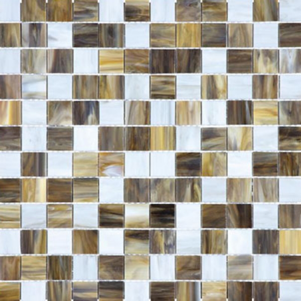 Picture of Chesapeake Flooring - Ornamental Glass Mosaic 1 x 1 Peperino