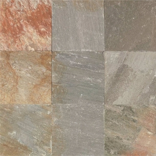 Picture of Bedrosians - Slate Stone 16 x 16 Amber Gold