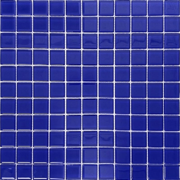 Picture of MiR Mosaic - Color Palette Mosaic 1 x 1 Gloss Cobalt Blue