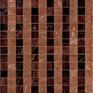 Picture of Bisazza Mosaico - Decorations 5 x 5 Rayures Marrons