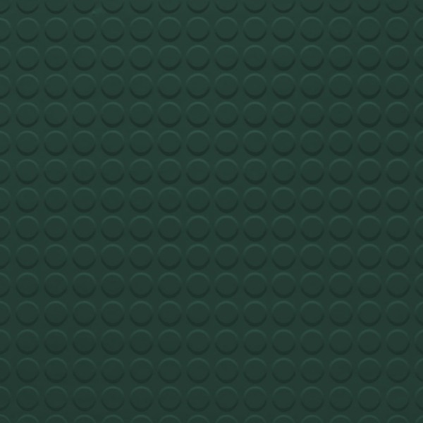 Picture of Johnsonite - Solid Colors Raised Round .155 Hunter Green