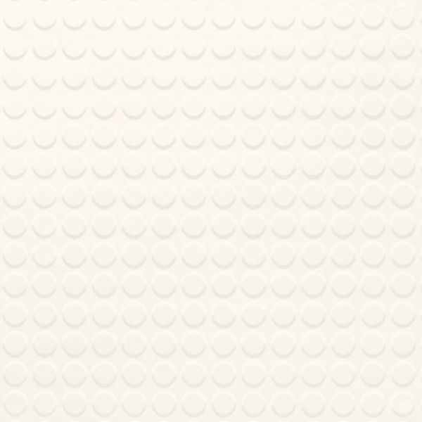 Picture of Johnsonite - Solid Colors Raised Round .155 Snow White