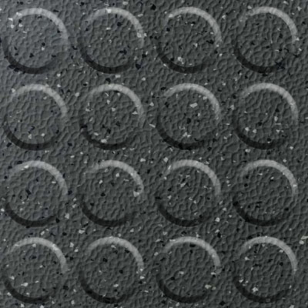 Picture of Johnsonite - Defiant Oil and Grease Speckled Raised Round Tundra