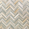 Picture of SOHO Studio Corp - Art Glass Mosaic Herringbone Quartz Sea