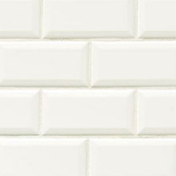 Picture of Bedrosians - Traditions 3 x 6 Beveled Ice White