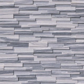 Picture of MS International - RockMount Stacked Stone Panels 3D 6 X 24 Alaska Gray