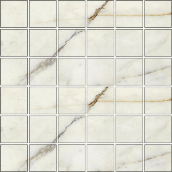 Picture of Stone Peak - Classic 2.0 Mosaic 2 x 2 Honed Calacatta Oro