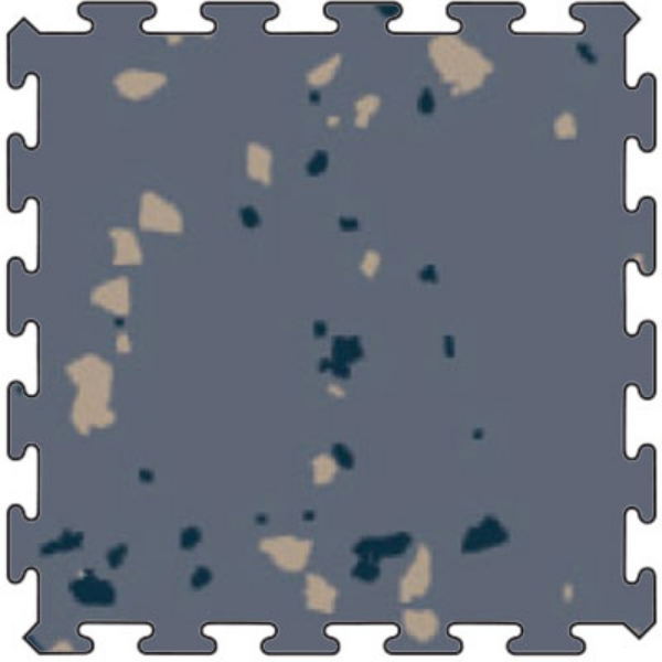 Picture of Flexco - Tuflex Force Interlocking Edge Blue Shadow w Delft Pansy Doe