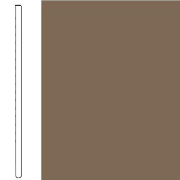 Picture of Flexco - Wallflowers Wall Base 2 1/2 Straight Milk Chocolate