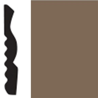 Picture of Flexco - Base Sculpture Wall Base Harmony Milk Chocolate