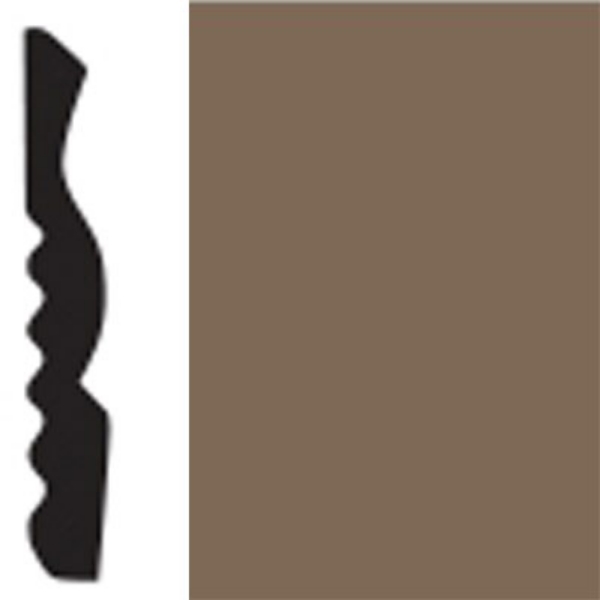 Picture of Flexco - Base Sculpture Wall Base Harmony Milk Chocolate