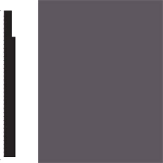 Picture of Flexco - Base Sculpture Wall Base Bliss Charcoal