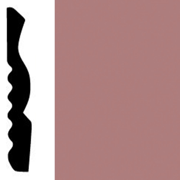 Picture of Flexco - Base Sculpture Wall Base Harmony Heirloom Rose