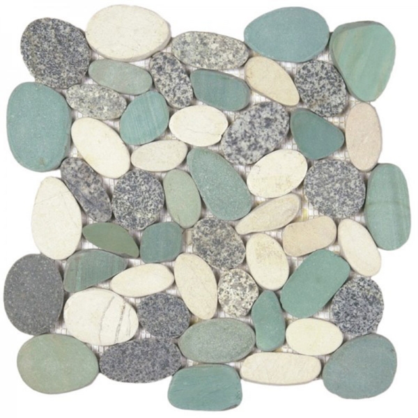 Picture of Bati Orient - Pebbles Sliced XL Grey/Green/White