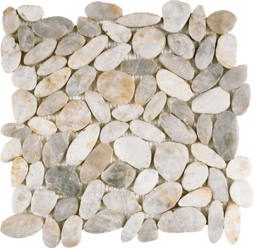 Picture of Bati Orient - Pebbles Sliced Polished Grey