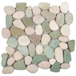 Picture of Bati Orient - Pebbles Rectified Matte White/Green