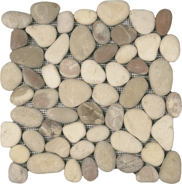 Picture of Bati Orient - Pebbles Rectified Matte White/Pink/Beige