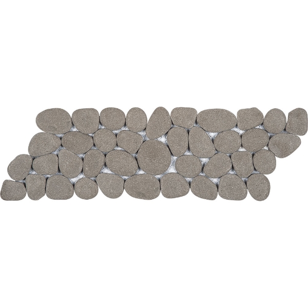 Picture of Bati Orient - Pebbles Reconstituted Round Border Grey