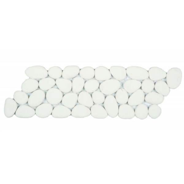 Picture of Bati Orient - Pebbles Reconstituted Round Border White