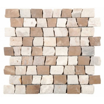 Picture of Bati Orient - Opus Mosaic Cubic Brick Cappucino/Onyx/Cream