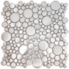 Picture of Bati Orient - Round Mosaic Inox Brushed Silver