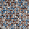 Picture of Bati Orient - Mix Mosaic 1/2 x 1/2 Mix Blue Steel Blue Glass