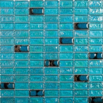 Picture of Bati Orient - Mix Mosaic Brick 3/4 x 1 3/4 Turquoise Glass/Ceramic