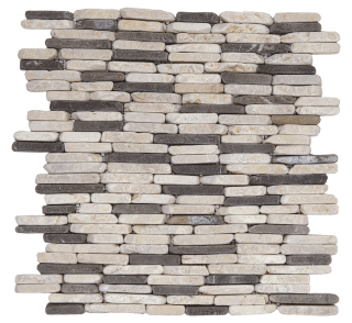 Picture of Bati Orient - Marble Stacked Brick White Grey