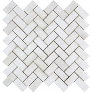 Picture of Bati Orient - Stone Herringbone White Sand Blasted