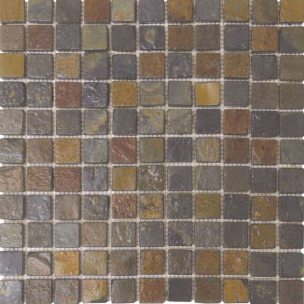 Picture of Bati Orient - Stone Mosaic 1 x 1 Rust Slate