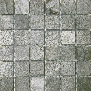 Picture of Bati Orient - Stone Mosaic 2 x 2 Silver Grey Quartzite
