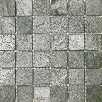 Picture of Bati Orient - Stone Mosaic 2 x 2 Silver Grey Quartzite