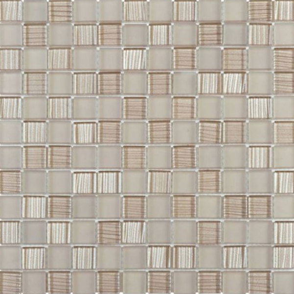 Picture of Bati Orient - Glass Mosaic 7/8 x 7/8 Grey Matte & Polished Mix