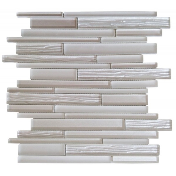 Picture of Bati Orient - Glass Wood Look Baguette Light Grey Natural