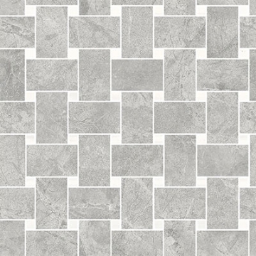 Picture of SantAgostino - Themar Mosaic Weave Grigio Savola