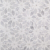 Picture of SOHO Studio Corp - Water Jet Mosaic MJ Rain Flower White Carrara White Thassos Carrara Dot
