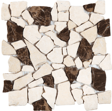 Picture of Bati Orient - Opus Mosaic Matte White/Brown
