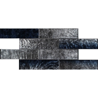 Picture of Tesoro - Terra Bella Random Mosaic Silver Blue 2 x 8