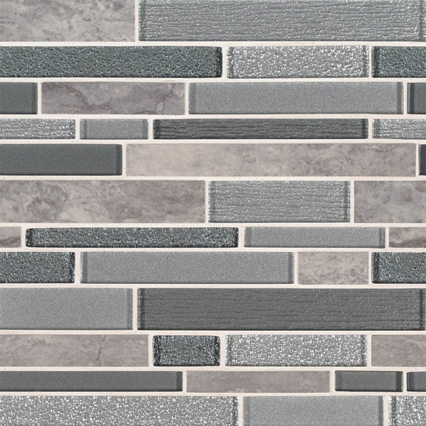 Picture of MS International - Decorative Blends Mosaic Interlocking Smoky Alps