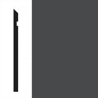 Picture of Johnsonite - Millwork Reveal 8 Charcoal