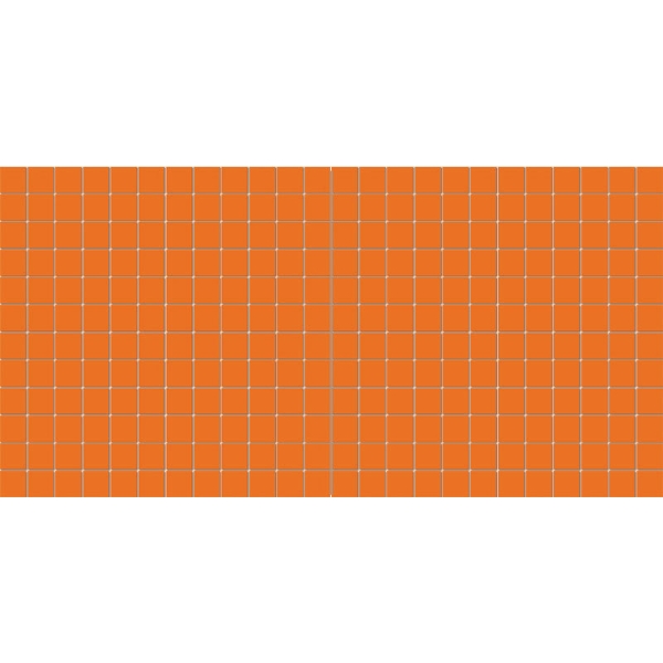 Picture of American Olean - Unglazed ColorBody Mosaic 1 x 1 Orange Fizz