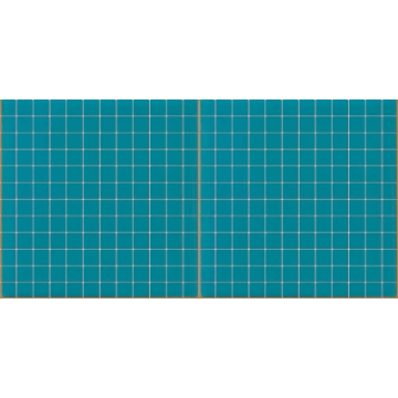 Picture of American Olean - Unglazed ColorBody Mosaic 1 x 1 Peacock Blue